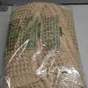 Waffle Bath Mat Set of 2, Non Slip Waffle Rugs for Bathroom, Super Absorbent & Quick Dry Soft Shower Mat for Bathroom & Kitchen Floor, Machine Washable Bath Rugs (Brown) (20"48" Plus 17"24")