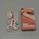 Heated Eyelash Curler Fast Heat Up in 5s - C-Shaped Rechargeable Electric Eyelash Curler for 24H Long Lasting Curls - Safe Anti-Burn Lash Curler Elevate Your Beauty with Stunning Lashes