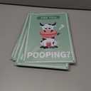 7 x Vintage Highland Cow Bathroom Sign, Are You Pooping Funny Tin Sign for Bathroom Toilet Wall Art Decor (8 X 12 Inch)