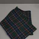 MIULEE Christmas Set of 2 Scottish Tartan Plaid Throw Pillow Covers Farmhouse Classic Decorative Outdoor Square Cushion Cases for Decor Sofa Couch 18x18 Inch, Green