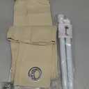 Vatge Doorway Curtains with Rod and Magnetic Closure, Door Curtains for Doorways, 80 Inch Drapes for Closet Door/Living Room/Laundry/Pantry, 1 Panel, W42 x L80, Beige