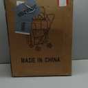 Foldable Double Pets Stroller for Dog Portable Cat Strollers for Small Medium Pet with Detachable Carriers Flexible Lockable Wheels Lightweight Dogs Jogger Strolling Cart Up to 77Lbs (Black)