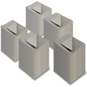 AAwipes Eyeglasses Cleaning Cloth Glasses Cloths Bulk 100 Pack (5.5"x5.5", Light Gray, No Logo) for Eyeglasses, Lenses, Phones, Screens, Camera, Silverware, Any Other Delicate Surfaces