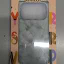 for iPhone 17 Pro Case Cute - Wireless Charging Compatible - Dual-Layer Hard Shell + Silicone Cover - Aesthetic Protective Phone Case for Women - Vintage Magnolia Flowers