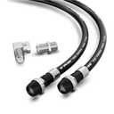 G-PLUG RG6 Coaxial Cable 10FT  Triple Shielded, Waterproof, 75 Ohm with F-Type Connectors, High-Performance for HDTV, Satellite, Internet, Indoor/Outdoor Use