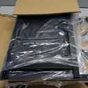 Terracove Fireplace Screen with Sliding Doors, 37.8" W x 30.7" H Modern Wrought Iron Spark Guard Cover for Christmas Decorative, Baby and Pet Proof, Large