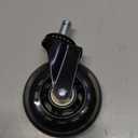 Office Chair Caster Replacement, 3 Inch Computer Desk Caster Wheels Smooth & Safe Rolling (1 PCS)