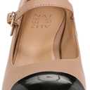 Naturalizer Womens Lovable Cap Toe Mary Jane Pump Taupe Beige 5 M