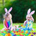 Abakuku 300 Pcs Easter Eggs,2.35" Assorted Bright Colors Plastic Easter Eggs for Easter Hunt,Easter Themed,Decorations,Basket Stuffers Fillers
