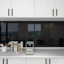 Black Glossy Contact Paper for Countertops 23.6"x118" Glossy Colorful Shiny Peel and Stick Wallpaper Waterproof Self Adhesive DIY Wall Paper for Kitchen Cabinet Table