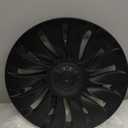 Tesla Model Y 19" Wheel Covers - Matte Black ABS Hubcaps with Rim Protectors | Compatible with 2021-2024 Model Y, not Compatible with Tesla Y Juniper 2026