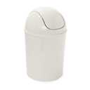 Umbra 1.25 Gallon Mini Waste Can with Removable Swing-Top Lid - Small Garbage Bin for Kitchen, Bathroom, Bedroom, Office - Compact Trash Can Fit Under Tables & Counters - Linen