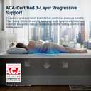 Avenco Full Size Mattress 10 Inch, Luxury Green Tea Memory Foam Mattress|Gel-Infused Cooling Mattresses with Medium Firm Tri-Layer Progressive Support, Fresh Cooling Comfort & Pressure Relief