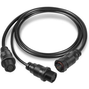 720111-1 14 M ID SIDB Y Splitter Cable for Humminbird - Compatible with SOLIX & APEX Fish Finders, Side Imaging & 2D Sonar Connection