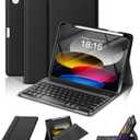 NOKBABO for iPad 11th 10th Generation Case with Keyboard, Magnetic Wireless Detachable Folio case with Pencil Holder, Keyboard for iPad 11th(A16,2025) & ipad 10th Generation(2022) - Black
