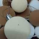 Sotiff 24 Pcs Christmas Velvet Ornaments Balls 2.4 Inch Velvet Balls for Christmas Tree Ornaments Ball for Family Holiday Wedding Party Xmas Tree Hanging Decoration Multicolor