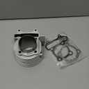 PRO BAT GY6 57.4mm Bore Cylinder Kit with Piston for 4 Stroke Scooter 150cc 157QMJ Engine Moped ATV Quad Bike Motor