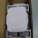 Reliahom 3 Pack Broom Holder Wall Mount Mop Grippers No Drilling Self Adhesive Anti-Slip Mop Handle Hanger Dustpan and Broom Organizer Garage Storage Racks-White