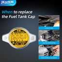 Radiator Cap, Replace 16401-31520 Compatible with Toyota Lexus - Avalon Camry Echo Highlander Prius C Sequoia Sienna Solara Tundra Yaris, ES300h ES350 GS300 GS430 IS300 LS430 RX350 RX450h SC430, More