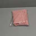 Pillow Covers Pink Couch Pillow Covers 18x18 Decoration Supersoft Striped Velvet Corduroy Decorative Pillowcases for Bedroom Girls Gift, 18 x 18 inch, Baby Pink, 2 Pack