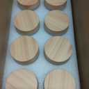 ZENFUN 8 Pcs Glass Cosmetic Containers 1.7 Oz/50ml Empty Sample Jars with Plastic Lid, Travel Pots with Lid, Small Makeup Sample Jars, Refillable Travel Jars for Cream, Lotions, Lip Balm