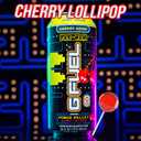 G Fuel Energy Drink, Cherry Lollipop, Sugar Free Beverage with 140mg Caffeine, Daily Energy Boost with Focus Amino, Vitamin + Antioxidants, 16 oz Cans (Pac-Man Power Pellet, 12-Pack)