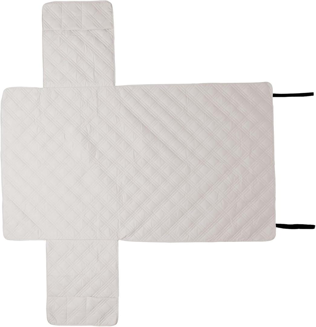 Waterproof Sofa Cover Slip Couch Cover with Pockets Sturdy Sofa Slipcover for Pet Kid Living Room(Two-Person seat, Beige)