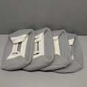 5 Pack Decorative Small Storage Baskets for Shelves, Cotton Rope Woven Basket for Organizing Bathroom, Nursery, Closet, Cabinet, Toys & Socks, Gift Baskets Empty, 11.8"x7.9"x4.7", Gray/White