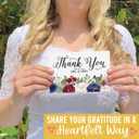 2 x Hadley Designs Wedding Thank You Cards with Envelopes -54 Floral Thank You Cards Wedding with Envelopes, ThankYou Notes from the New Mr and Mrs Card for Gifts, Bridal Party & Guests, Bridal Shower