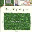 TTTM Artificial Greenery Boxwood Roll Panels: 80"x120" (67 SQFT), UV-Resistant Hedge Grass Wall & Faux Ivy Plants Privacy Fence for Indoor and Outdoor Balcony Screen, Event Backdrop Decor