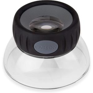 Carson LumiLoupe Plus 5.5X Power Stand Loupe Magnifier with Dual Lens Focusing System (LO-06)