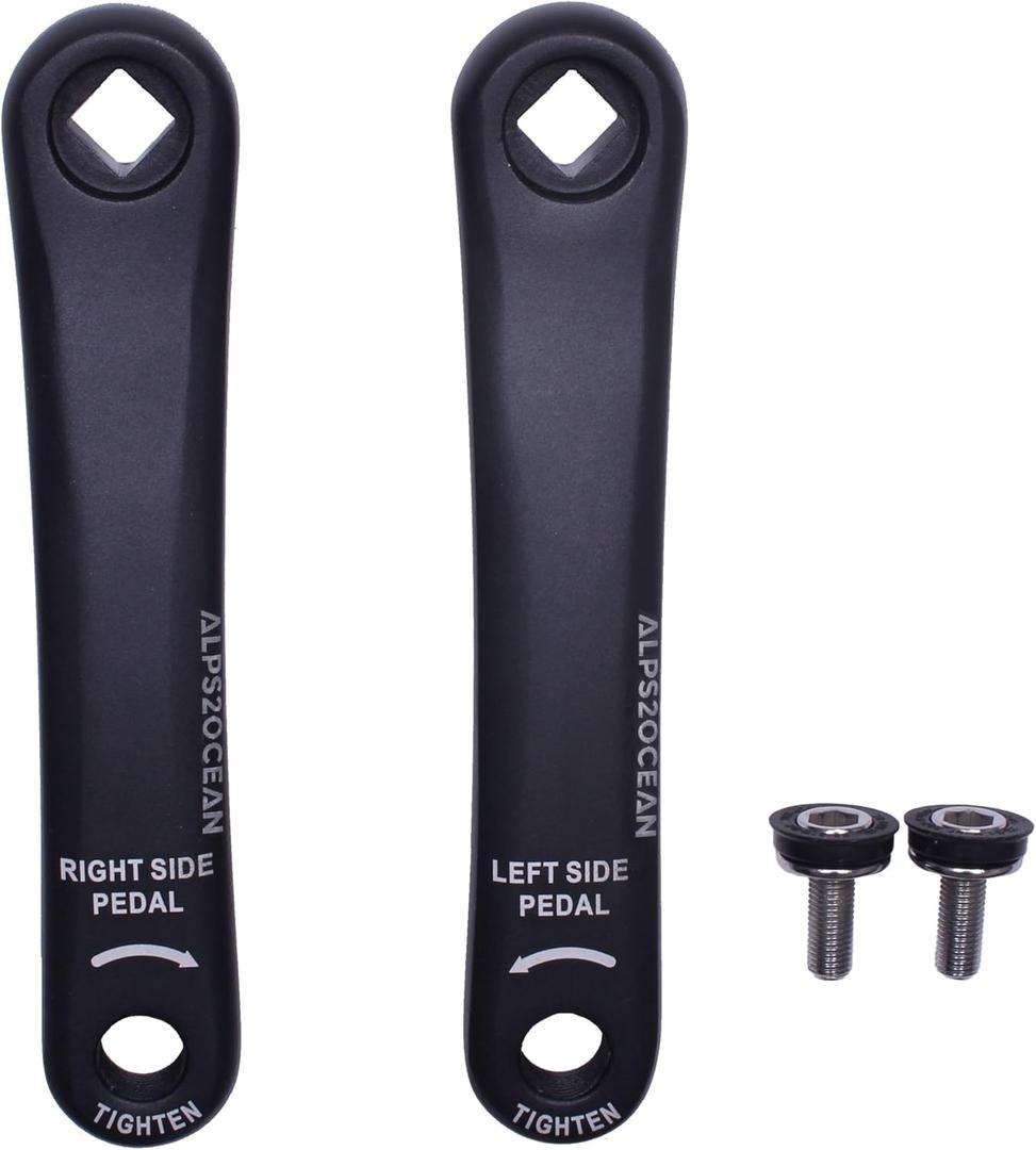 Bike Crank Arms,89MM/102MM/114MM/127MM/140MM/152MM/160MM/165MM/170MM/175MM in Diamond Hole Bike Crank Arm for Ebike