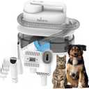 FurCare Pro 3-in-1 Grooming Kit with Vacuum Suction (99%), Dryer, and Professional Clippers. Includes Tools for Efficient Pet Grooming, 4L Dust Cup, Low Noise. Ideal for Dogs, Cats & More!