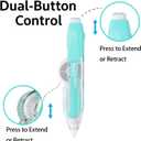 2 x 10 PCS Correction Tape Pens White-Out Applicator with Protective Cover, Smooth Ink Tape, Aesthetic Pen Design for School & Office Supplies (Retractable & Refillable)