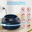 Ultrasonic Pest Repellent Plug in Indoor Mouse Traps for Home, Mouse Repellent Ultrasonic Device, Rodent Repeller Ultrasonic Plug in Pest Control for Rat Mice Spider Squirrel Roach for Home Attic