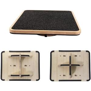 Professional Wooden Balance Boards for Adults - 350LBS Anti-Slip Balance Boards Design for Physical Therapy,Under Desk,2 Easy Setup Methods,Durable & Stable Wooden Boards