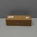 Artificial Eucalyptus Stems in Glass Vase with Faux Water,6Pcs Grey-Orange Fake Plant for Centerpiece (Grey-Orange Eucalyptus)