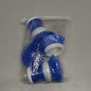 Dish Brush with Soap Dispenser for Dishes Pot Pan Kitchen Sink Scrubbing, Blue 3pcs