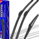 3 wipers Replacement for 2006-2011 Chevy chevrolet HHR, Windshield Wiper Blades Original Equipment Replacement - 18"/18"/11" (Set of 3) U/J HOOK