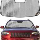 Pigenius Windshield Sunshade for Jeep Cherokee 2014-2023 Custom Front Window Shade - AstraGuard