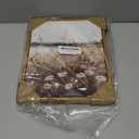 KBKBART Vintage Wall Art Framed, Retro Countryside Autumn Wildflower Field Landscape Canvas Painting Farmhouse Decor Wall Art, Rustic Fall Landscape Bathroom Wall Decor for Bedroom (9"x11")