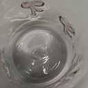 Skylety Set of 2 Bow Icon Juice Glass 14oz Coquette Pink Bow Glass Cup Coquette Heart Coffee Mug Gifts for Women Girls Mothers Day Birthday Bridal Shower Gifts