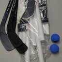 Premier Sports - Mini Hockey Set  Complete 4-Player Indoor Kit with (2) Mini Goals, (4) Mini Sticks, and (2) Mini Foam Balls
