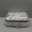 Baby Lounger Cover for Newborn 0-24 Months Soft Baby Nest Cover Organic Breathable Nest Lounger Pillow for Infants (White and Blue)