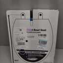 KOHLER 20111-0 Brevia, Slow Close Toilet Seat, Round Toilet Seat, Grip-Tight Bumpers Quick-Attach Hardware, White