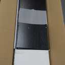 Over-The-Toilet Storage Rack, 4-Tier Bathroom Organizer Shelf Over Toilet with Adjustable Shelf and Basket, Freestanding Space Saver Bathroom Shelves Above Toilet for Room (Pure Black)