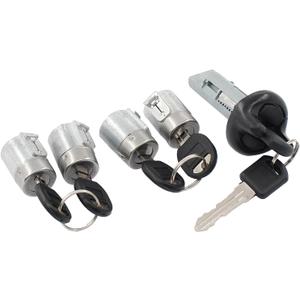 MOTOKU Ignition Switch and Door Lock Cylinder Keys Set for Chevrolet Express for GMC Savana 1500 2500 3500 2001-2007
