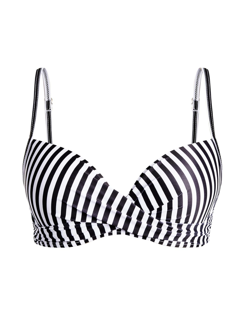 Aqua Eve Women Underwire Bikini Top Only - 2025 Push Up Swim Top Padded Bra Swimsuit L