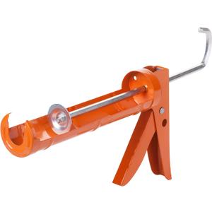 Bates- Caulking Silicone Gun, 10:1 Thrust Ratio, Hand Caulking Guns, No Drip (Orange)