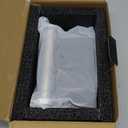 Gypie Brushed Nickel Toilet Paper Holder with Natural Marble Shelf, Screw Wall Mounted, Tissue Roll Holder for Bathroom Washroom